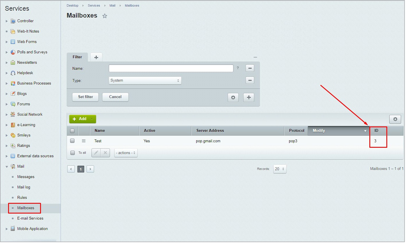WFMail - screenshot 2