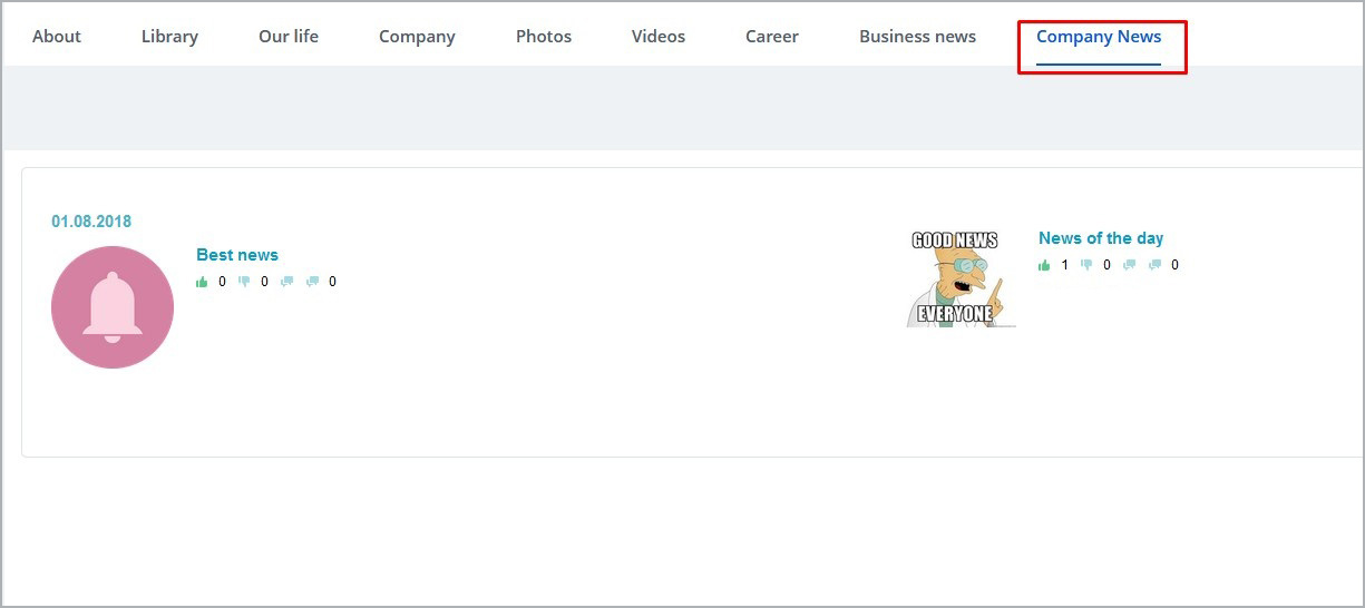 CORPNews - screenshot 1