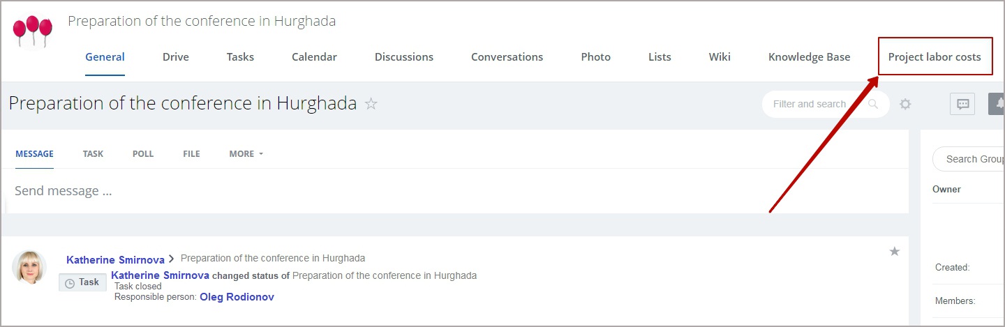 PROJcost - screenshot 1