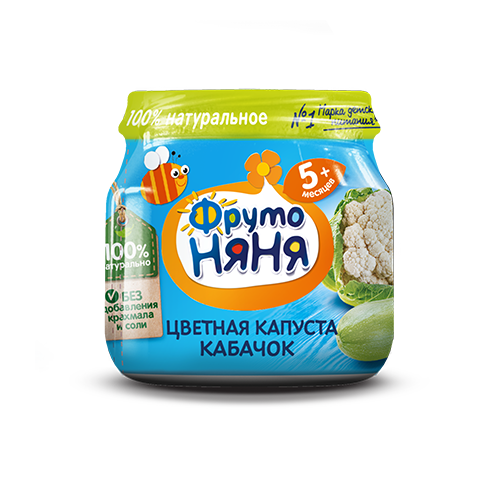 Пюре из цветной капусты и кабачков