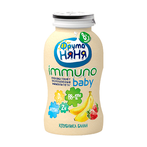 Immuno Baby клубника-банан