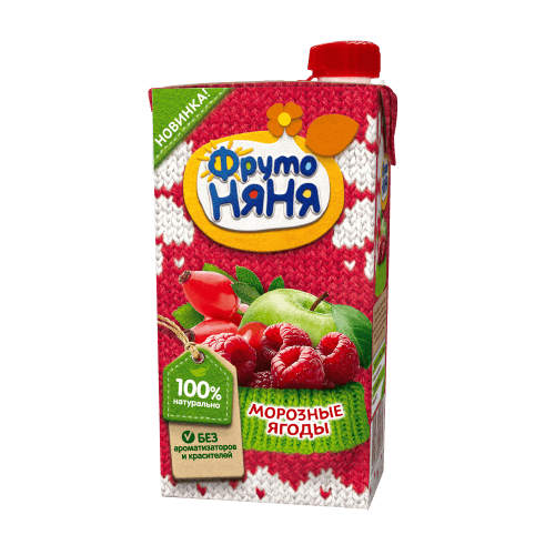 Нектар Яблоко-малина-шиповник «Морозные ягоды»